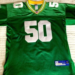 AJ Hawk NFL replica Packers jersey All Sewn